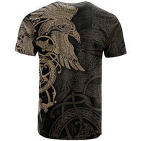Viking Raven T Shirt Wisdom in Flight - Wonder Print Shop