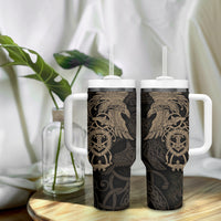 Viking Raven Tumbler With Handle Wisdom in Flight - Wonder Print Shop