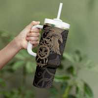 Viking Raven Tumbler With Handle Wisdom in Flight - Wonder Print Shop