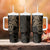 Viking Raven Tumbler With Handle Wisdom in Flight - Wonder Print Shop