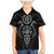Viking Valhalla Family Matching Mermaid Dress and Hawaiian Shirt Odin and Drakkar Pattern - Wonder Print Shop