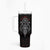 Viking Valhalla Tumbler With Handle Odin and Drakkar Pattern - Wonder Print Shop