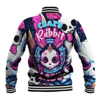 Crazy Rabbit Lady Baseball Jacket - Wonder Print Shop