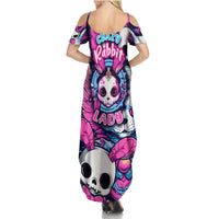 Crazy Rabbit Lady Family Matching Summer Maxi Dress and Hawaiian Shirt - Wonder Print Shop