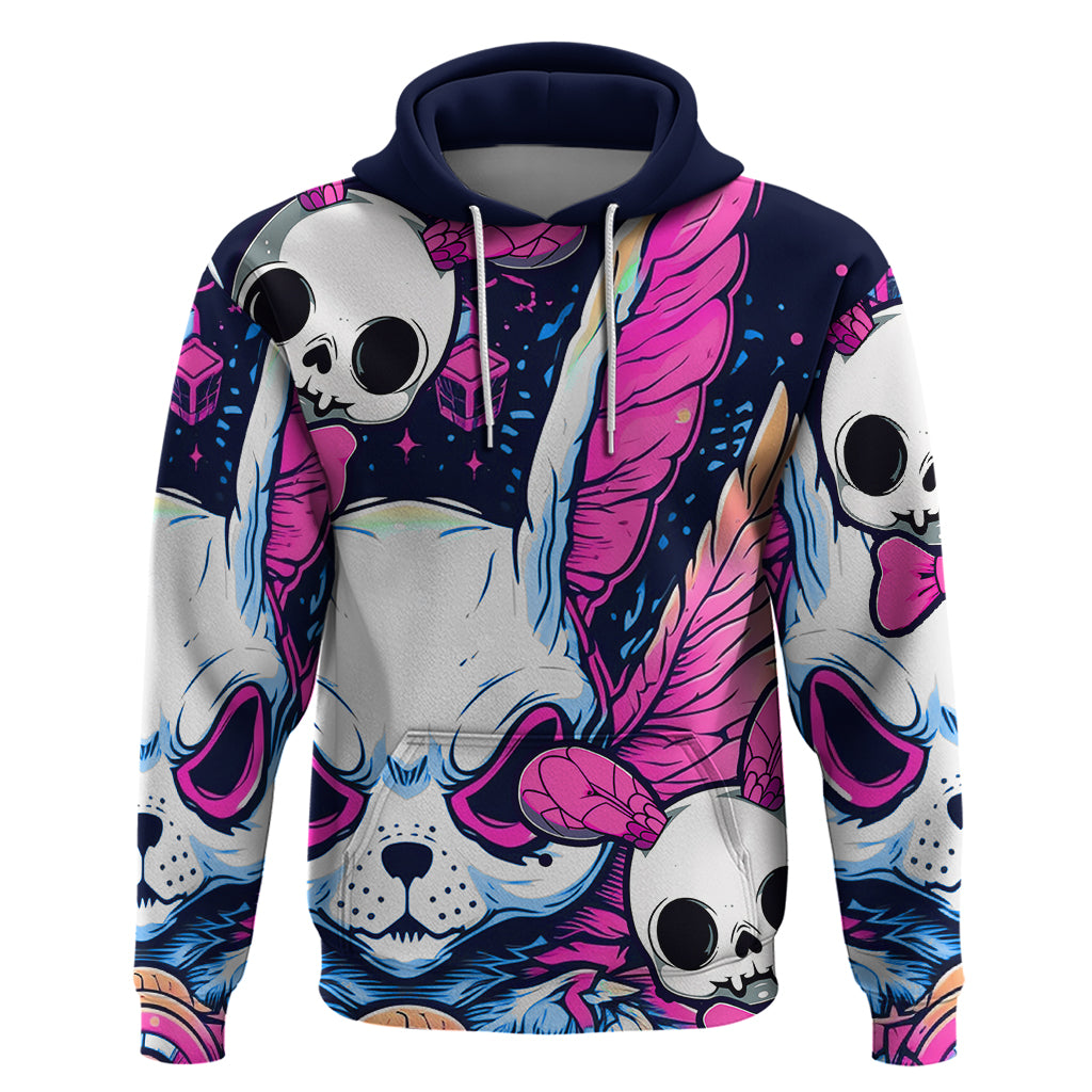 Crazy Rabbit Lady Hoodie - Wonder Print Shop