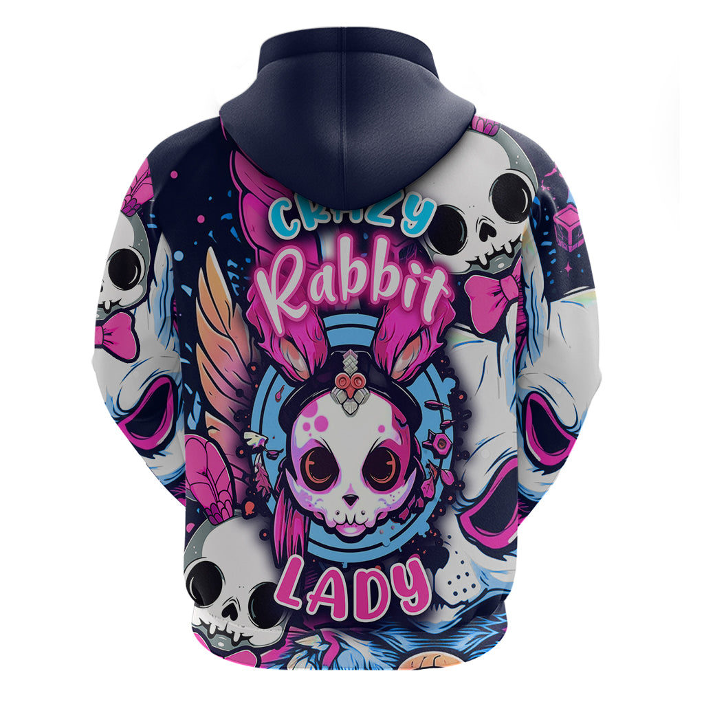Crazy Rabbit Lady Hoodie - Wonder Print Shop
