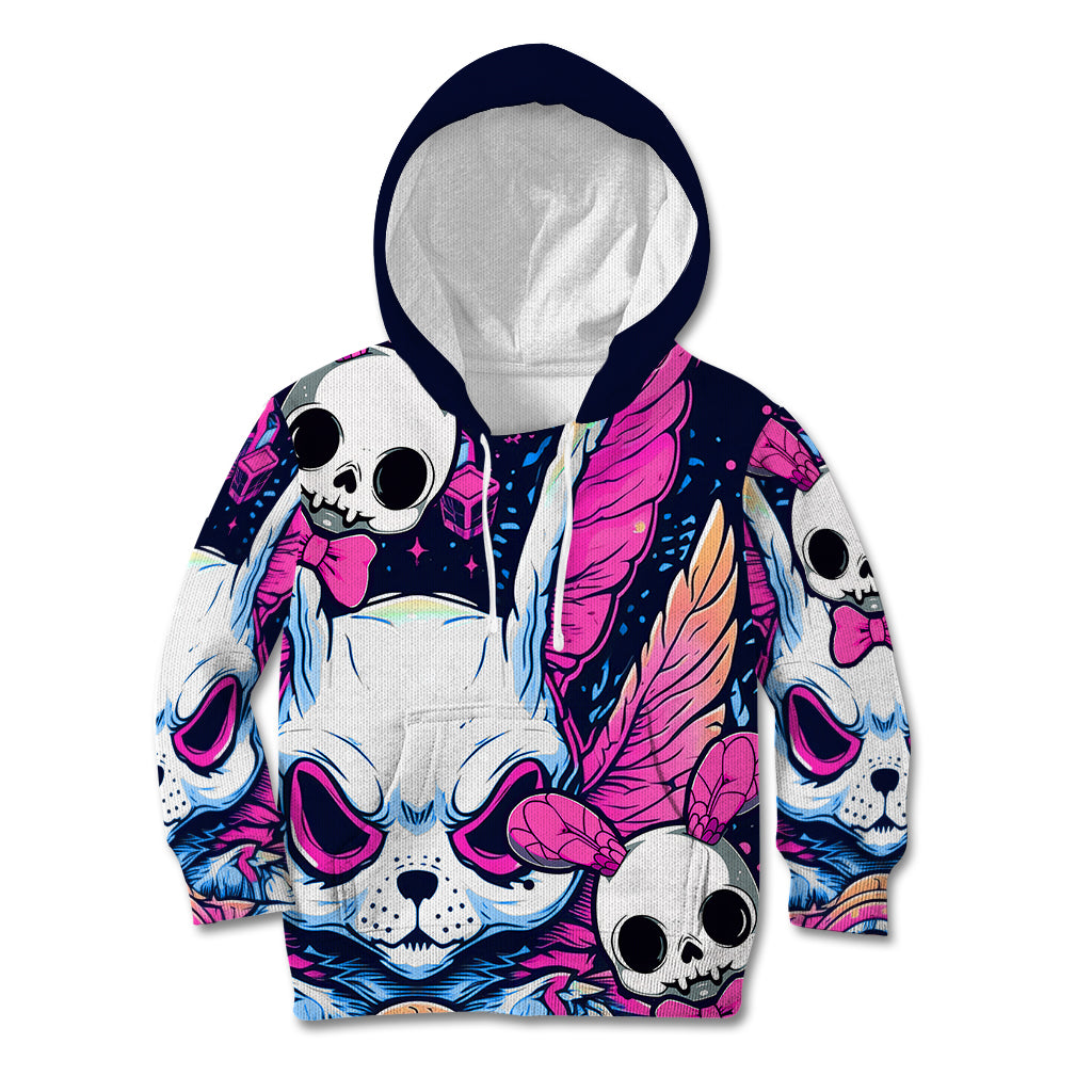 Crazy Rabbit Lady Kid Hoodie - Wonder Print Shop
