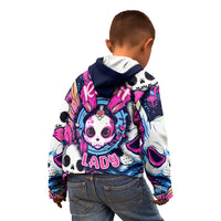 Crazy Rabbit Lady Kid Hoodie - Wonder Print Shop