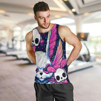 Crazy Rabbit Lady Men Tank Top - Wonder Print Shop