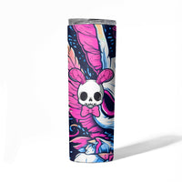 Crazy Rabbit Lady Skinny Tumbler - Wonder Print Shop