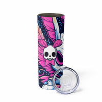 Crazy Rabbit Lady Skinny Tumbler - Wonder Print Shop