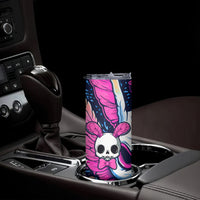 Crazy Rabbit Lady Skinny Tumbler - Wonder Print Shop