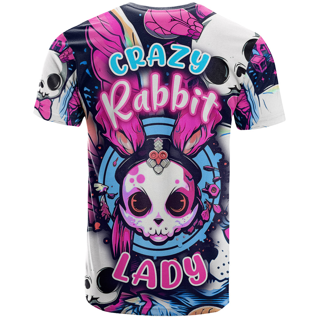 Crazy Rabbit Lady T Shirt - Wonder Print Shop