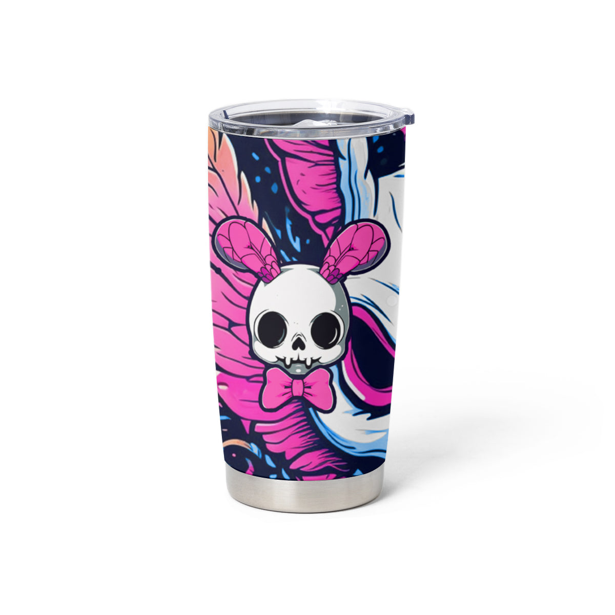 Crazy Rabbit Lady Tumbler Cup - Wonder Print Shop