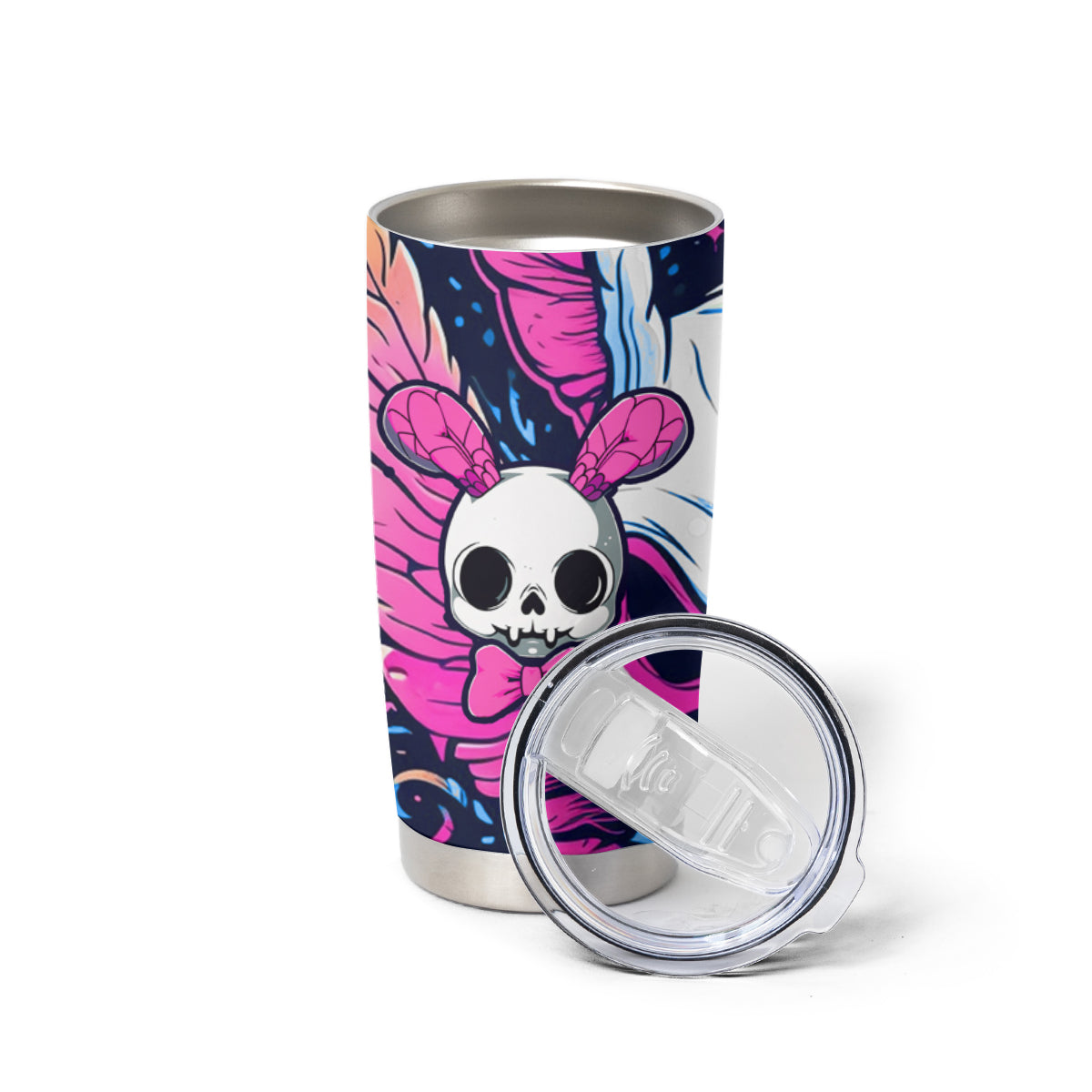 Crazy Rabbit Lady Tumbler Cup - Wonder Print Shop