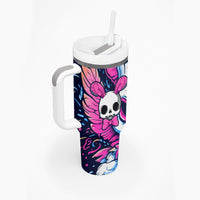 Crazy Rabbit Lady Tumbler With Handle - Wonder Print Shop