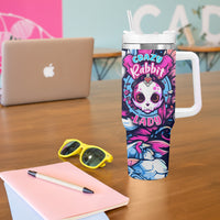 Crazy Rabbit Lady Tumbler With Handle - Wonder Print Shop