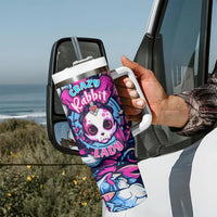 Crazy Rabbit Lady Tumbler With Handle - Wonder Print Shop