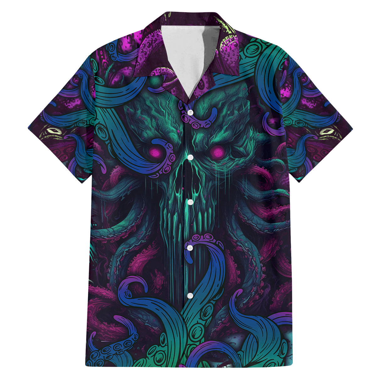 Spirit Of the Ocean Family Matching Mermaid Dress and Hawaiian Shirt - Wonder Print Shop