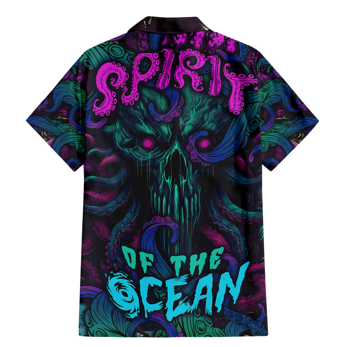 Spirit Of the Ocean Family Matching Mermaid Dress and Hawaiian Shirt - Wonder Print Shop