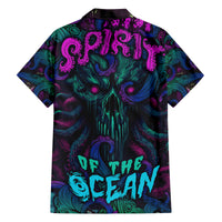 Spirit Of the Ocean Family Matching Off Shoulder Long Sleeve Dress and Hawaiian Shirt - Wonder Print Shop