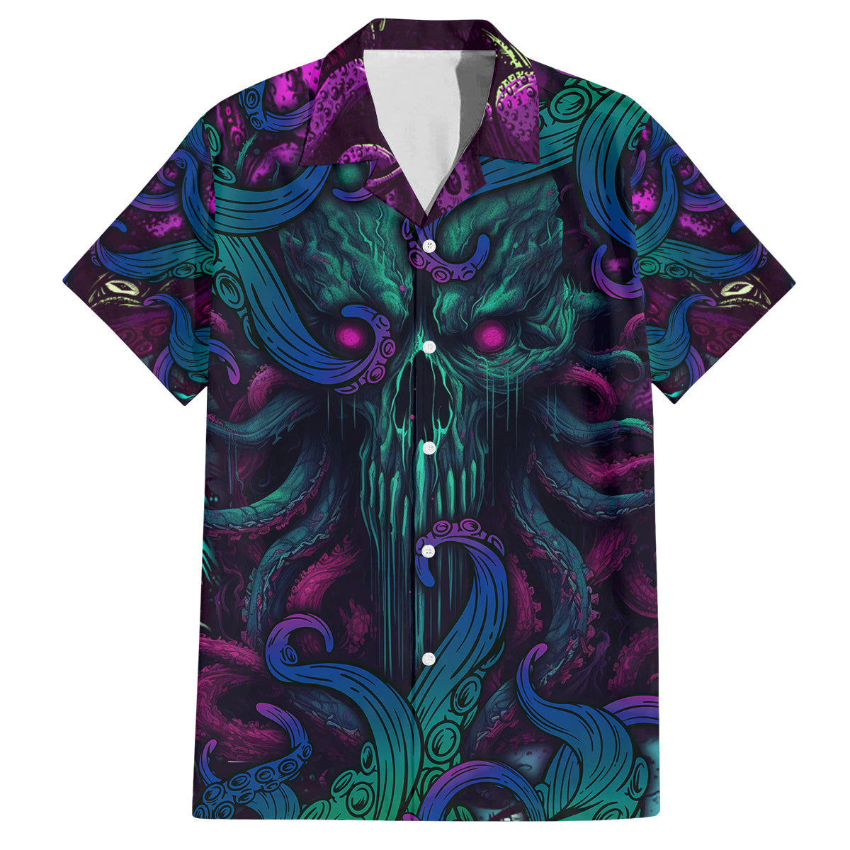 Spirit Of the Ocean Family Matching Summer Maxi Dress and Hawaiian Shirt - Wonder Print Shop