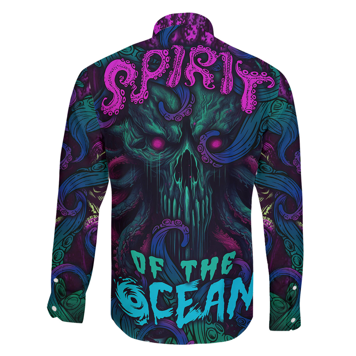 Spirit Of the Ocean Family Matching Tank Maxi Dress and Hawaiian Shirt - Wonder Print Shop