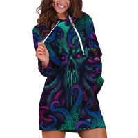 Spirit Of the Ocean Hoodie Dress - Wonder Print Shop
