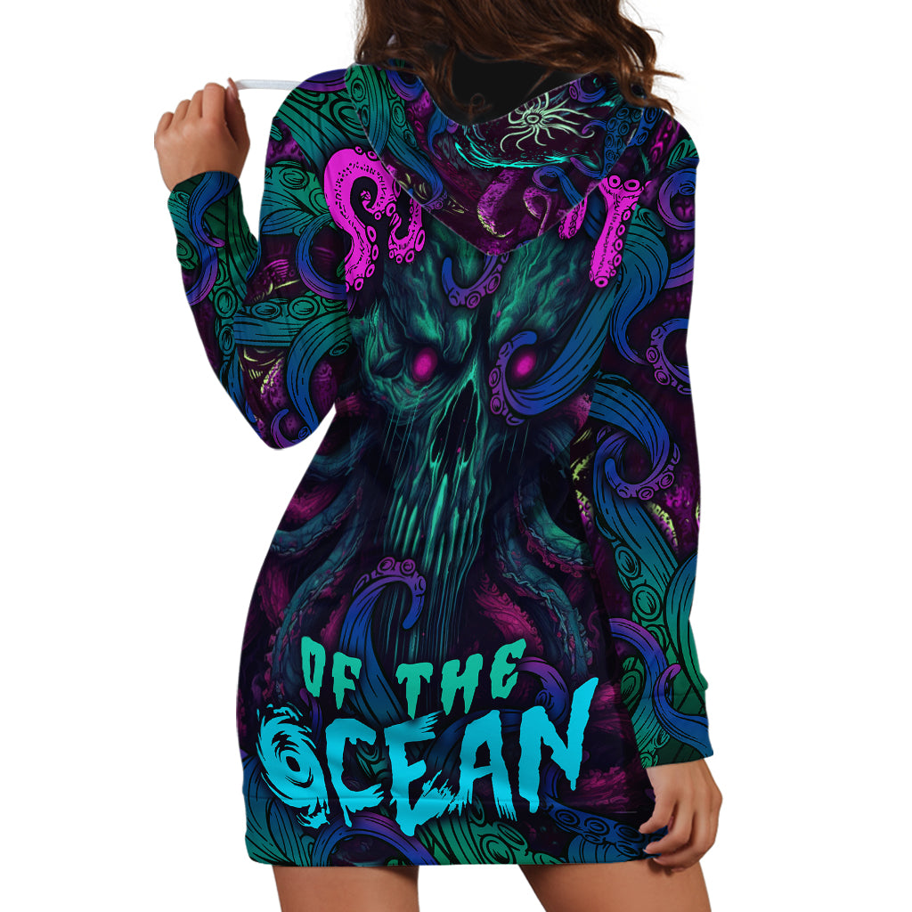 Spirit Of the Ocean Hoodie Dress - Wonder Print Shop