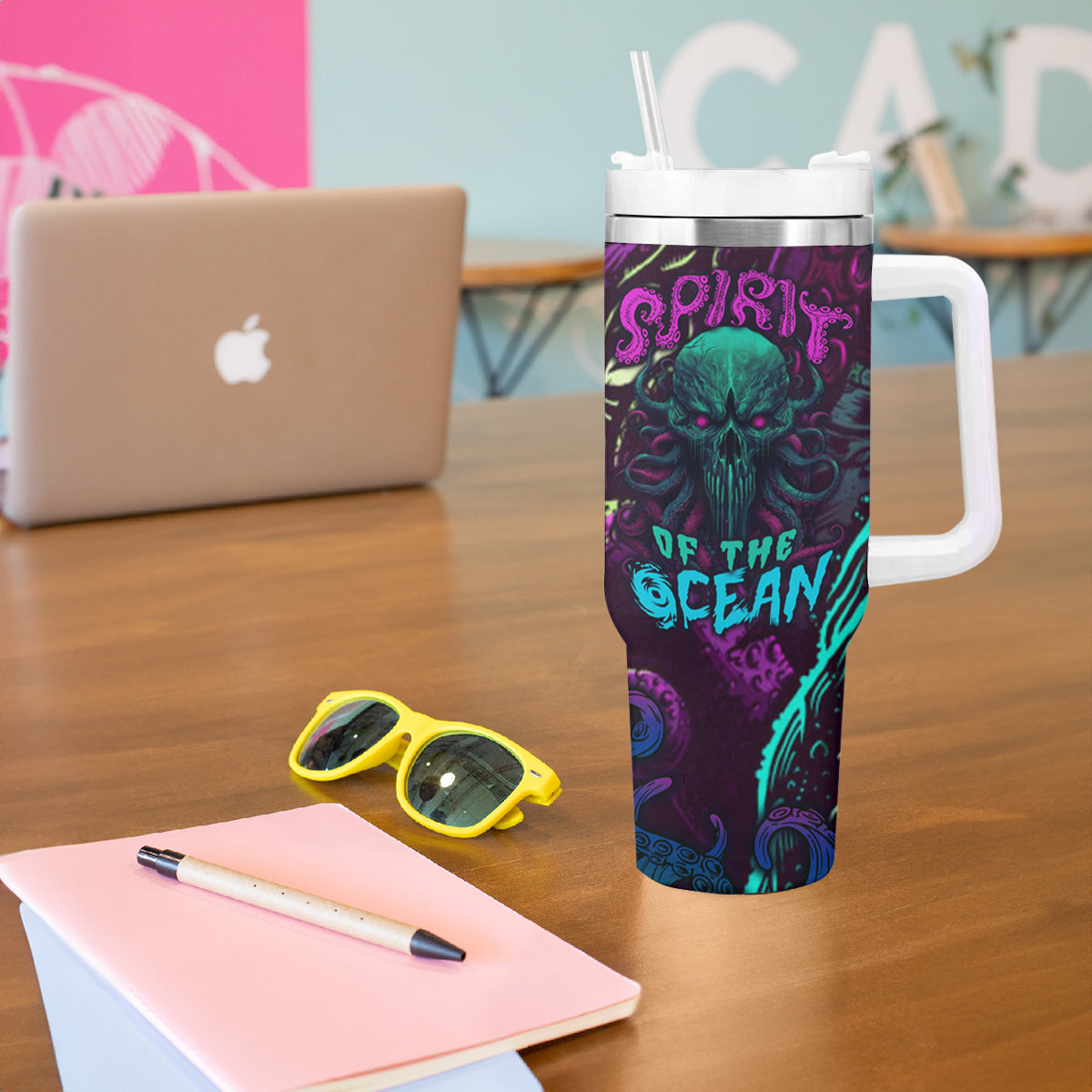 Spirit Of the Ocean Tumbler With Handle - Wonder Print Shop