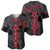 Skull Horror - Satan Symbol Grunge Baseball Jersey - Wonder Print Shop
