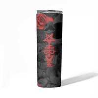 Skull Horror - Satan Symbol Grunge Skinny Tumbler - Wonder Print Shop