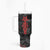 Skull Horror - Satan Symbol Grunge Tumbler With Handle - Wonder Print Shop