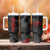 Skull Horror - Satan Symbol Grunge Tumbler With Handle - Wonder Print Shop