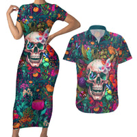 I Talk Is Smile I Laugh Too But Be Careful When I'm Silent Couples Matching Short Sleeve Bodycon Dress and Hawaiian Shirt - Wonder Print Shop