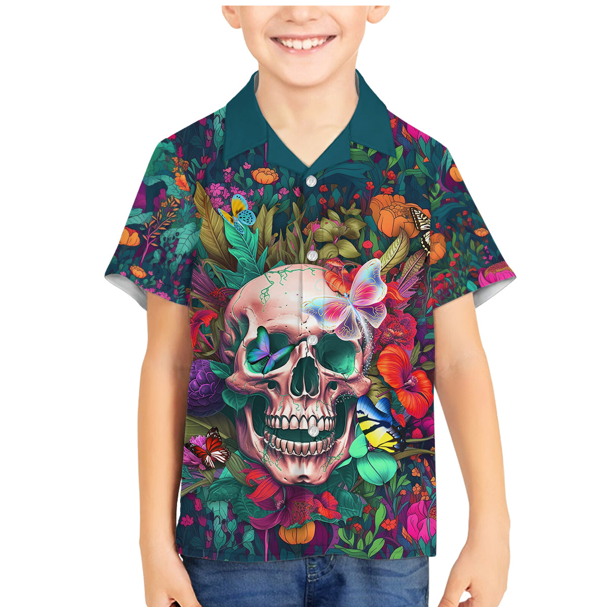 I Talk Is Smile I Laugh Too But Be Careful When I'm Silent Family Matching Mermaid Dress and Hawaiian Shirt - Wonder Print Shop