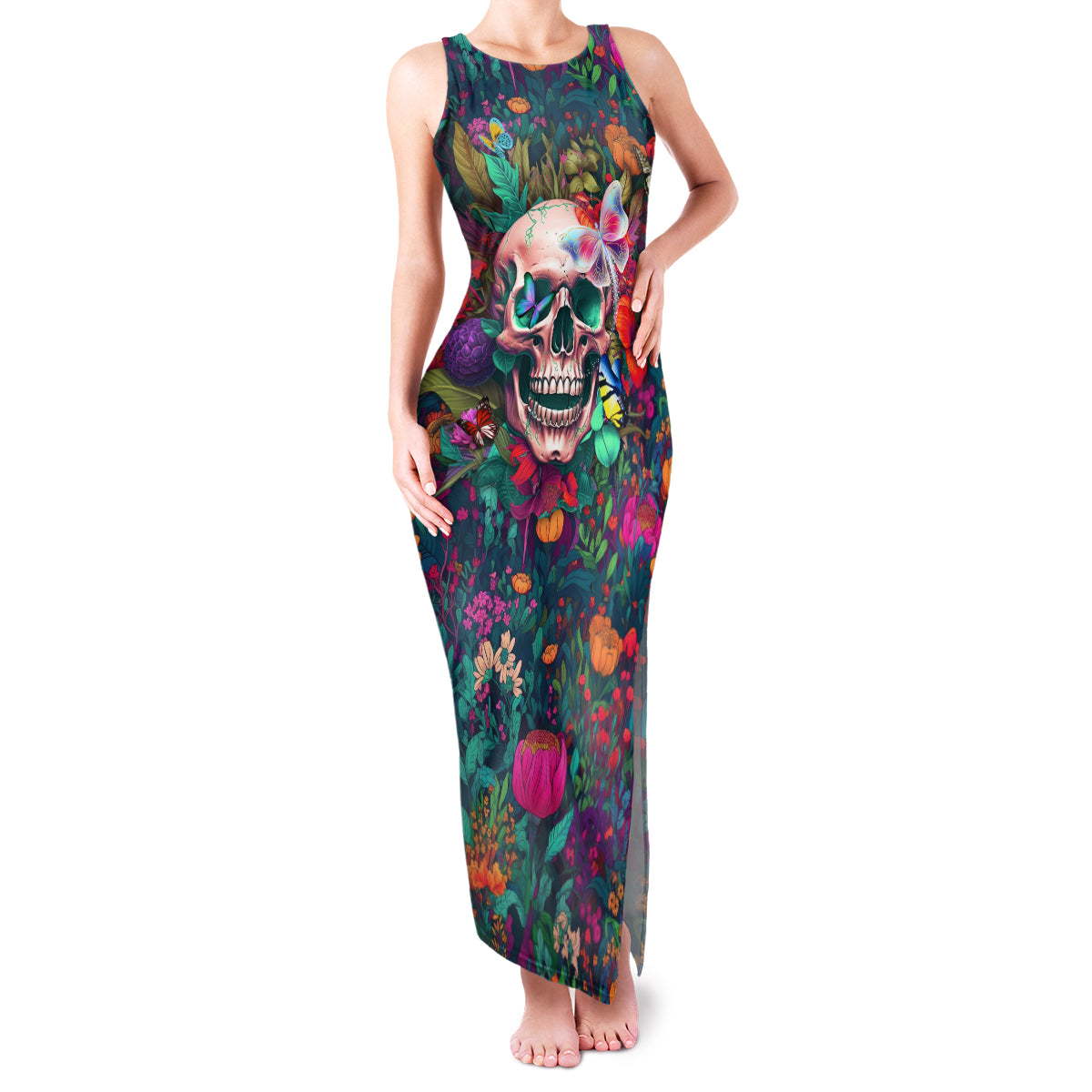 I Talk Is Smile I Laugh Too But Be Careful When I'm Silent Family Matching Tank Maxi Dress and Hawaiian Shirt - Wonder Print Shop