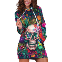 I Talk Is Smile I Laugh Too But Be Careful When I'm Silent Hoodie Dress - Wonder Print Shop