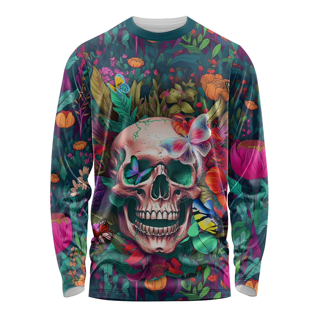 I Talk Is Smile I Laugh Too But Be Careful When I'm Silent Long Sleeve Shirt - Wonder Print Shop