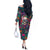 I Talk Is Smile I Laugh Too But Be Careful When I'm Silent Off The Shoulder Long Sleeve Dress - Wonder Print Shop