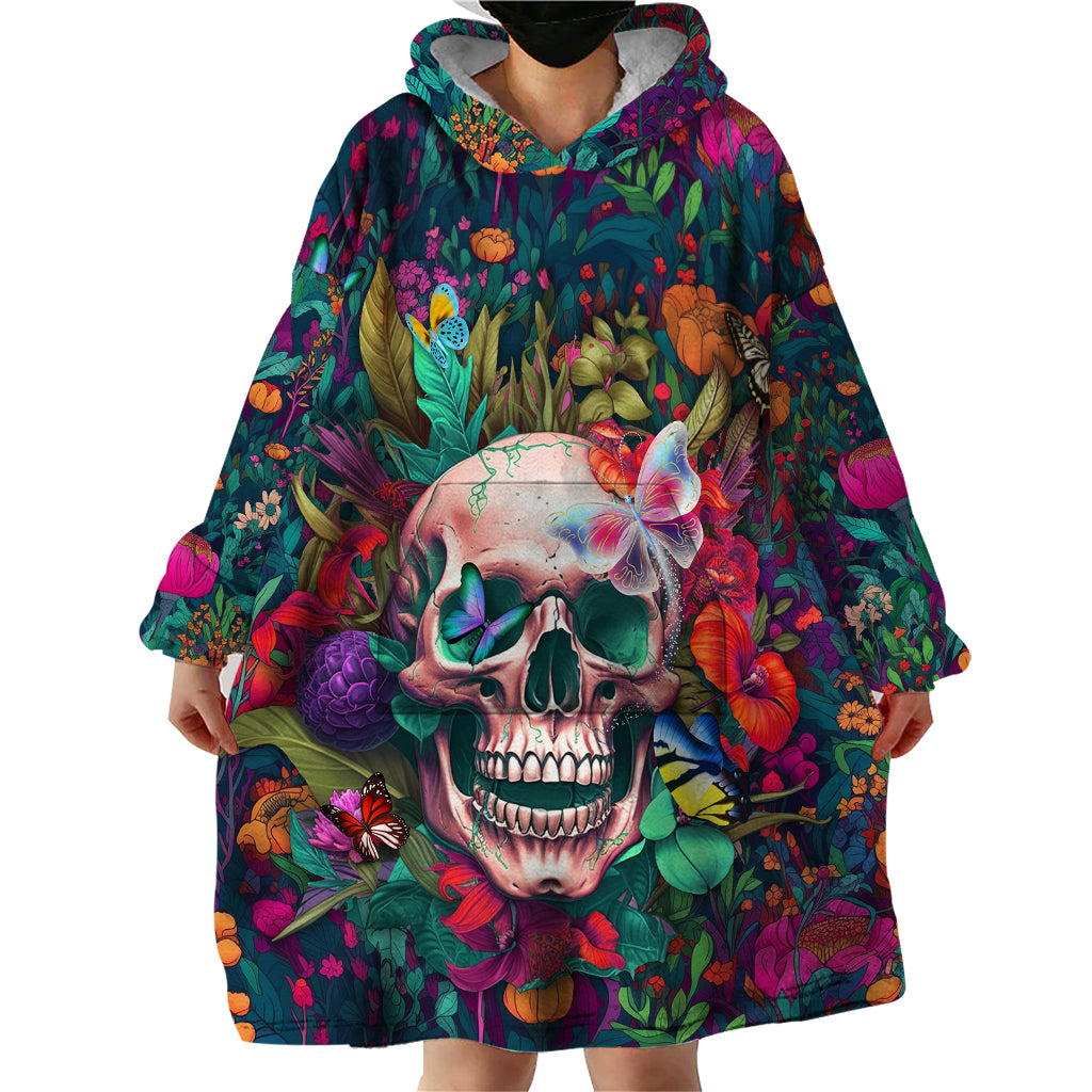 I Talk Is Smile I Laugh Too But Be Careful When I'm Silent Wearable Blanket Hoodie - Wonder Print Shop