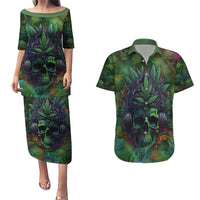 You My Friend Should Have Been Swallowed Couples Matching Puletasi Dress and Hawaiian Shirt - Wonder Print Shop