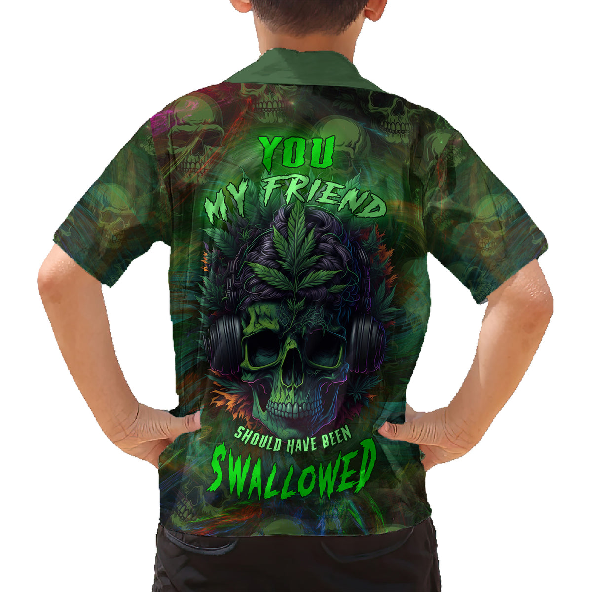 You My Friend Should Have Been Swallowed Kid Hawaiian Shirt - Wonder Print Shop