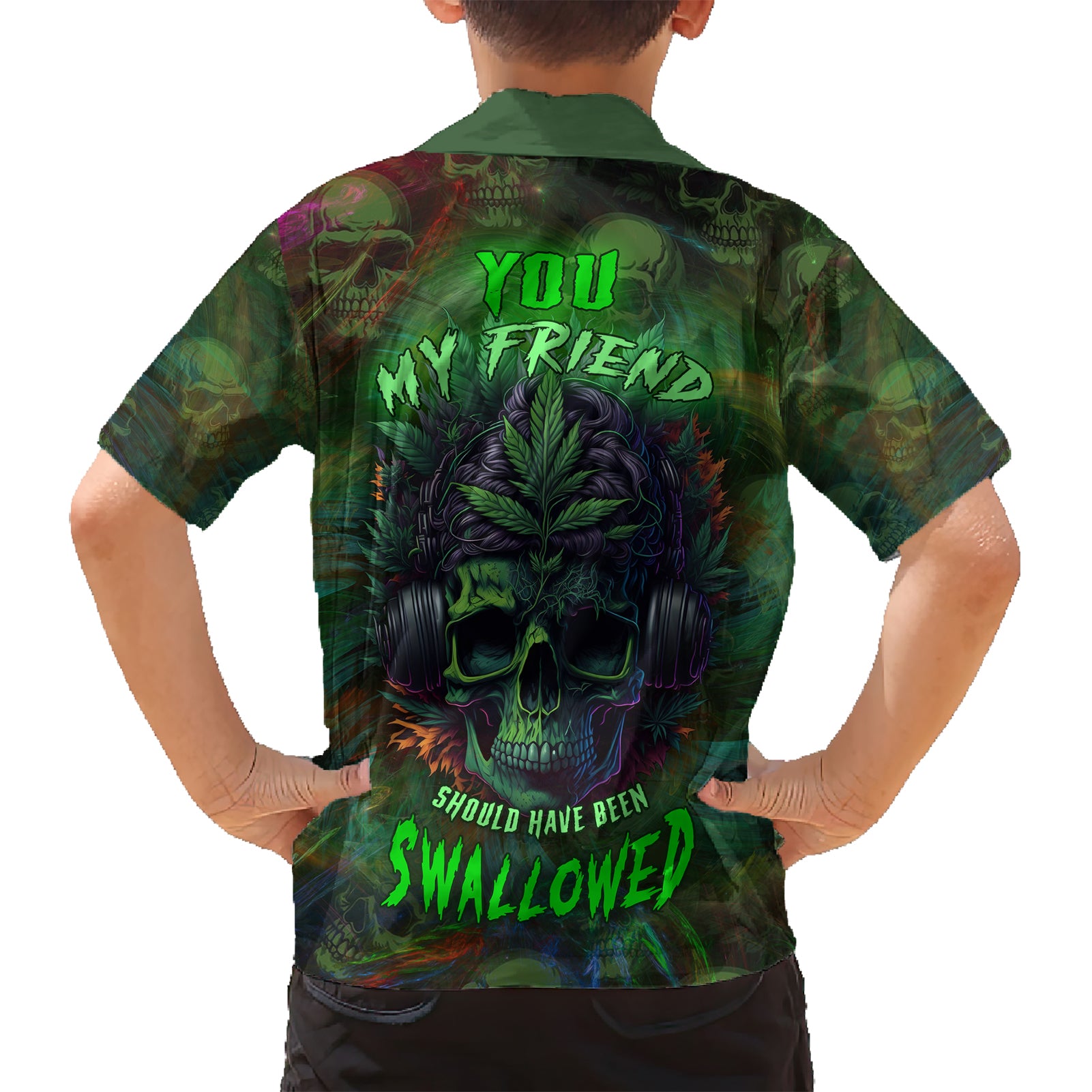 You My Friend Should Have Been Swallowed Kid Hawaiian Shirt - Wonder Print Shop