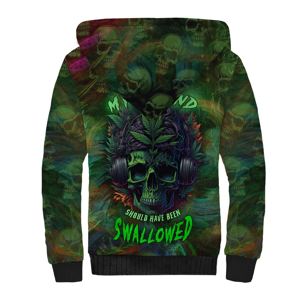 You My Friend Should Have Been Swallowed Sherpa Hoodie - Wonder Print Shop