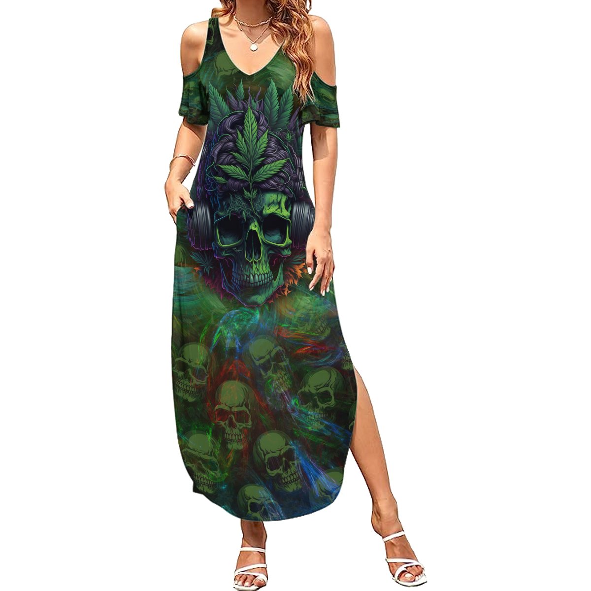 You My Friend Should Have Been Swallowed Summer Maxi Dress - Wonder Print Shop