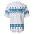 Dachshund Dog Tree Stack Baseball Jersey with Blue White Paw Print Pattern Design - Wonder Print Shop