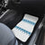 Dachshund Dog Tree Stack Car Mats with Blue White Paw Print Pattern Design - Wonder Print Shop