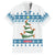 Dachshund Dog Tree Stack Family Matching Long Sleeve Bodycon Dress and Hawaiian Shirt with Blue White Paw Print Pattern Design - Wonder Print Shop