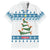 Dachshund Dog Tree Stack Family Matching Short Sleeve Bodycon Dress and Hawaiian Shirt with Blue White Paw Print Pattern Design - Wonder Print Shop